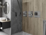 MEXEN - X-Wall-NR modul pro vestavbu do stěny s policí 30x30, nerez 1911303010S