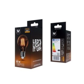 Forever LED žárovka E27 A60 4W COG gold teplá bílá 2200K