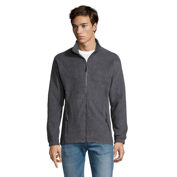 Mikina unisex nadměr na zip fleece SOL´S NORTH 5500