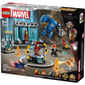 LEGO® Marvel 76315 Iron Man a jeho laboratoř: Síň brnění