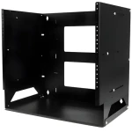StarTech Nástěnný regál 8U černý / Nástěnný regál / 19" / nosnost 34 kg / ocel (WALLSHELF8U)