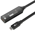 PremiumCord USB-C repeater a prodlužovací kabel 7 m / Prodlužovací kabel / Male-Female / USB 3.2 Gen 2 / 10 Gbps (8592220027582)