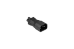 Kabelmeister Napájecí adaptér C14 na C5 černý / Napájecí adaptér / IEC 60320 / rovný / 2,5 A / 250 V (SKA-1405S)