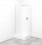 SAT - Set sprchového koutu a vaničky, čtverec 80x80 cm Multi Basic SIKOBKMUQ80CH0 SIKOBKMUQ80CH0