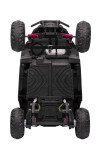 Mamido Elektrické autíčko Buggy Madman růžové | UTV-MX 4x4 | EVA kola | 12V 10Ah | EKO kůže
