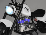 Mamido Dětská elektrická motorka Chopper 24V bílá