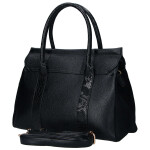 Trendy dámská koženková kabelka do ruky Camila, černá