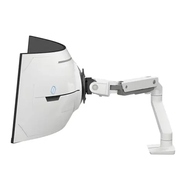 ERGOTRON HX Desk Monitor Arm VHD Pivot bílá / Rameno pro 1 zakřivený monitor / 1000R / nosnost 17 kg (45-693-216)