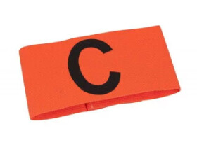 SPORT Kapitánská páska na ruku B70022 Oranřová vzor - Select oranžová one size