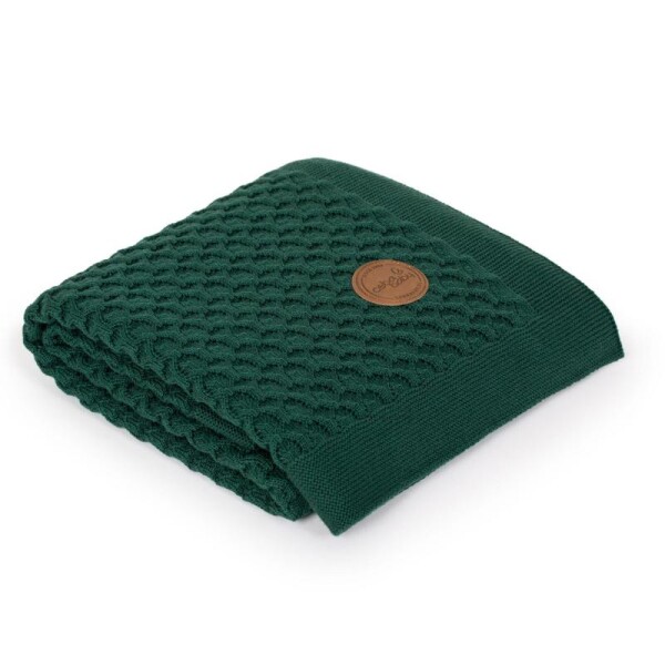 Ceba baby Pletená deka Vlny v dárkovém krabičce 90 x 90 cm - Emerald