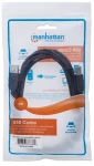 Manhattan / USB kabel / USB-A - USB-B / USB 2.0 / 3 m / černý (333382)