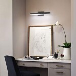 Nástěnné svítidlo LED 12W 50CM APP373-1W - černé OSW-05003