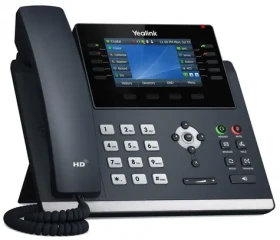 Yealink SIP-T46U šedá / VoIP telefon / 4.3" LCD / PoE / 2x USB / Wi-Fi (T46U)