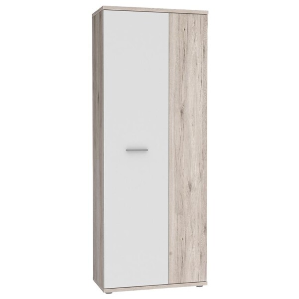 Skříň Net 3p Pískový Dub / Bílý