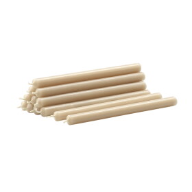 Stoff Nagel Svíčka STOFF Nagel Beige – set 12 ks, béžová barva, vosk