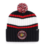 47 Brand Pánská zimní čepice Chicago Blackhawks NHL Plateau ’47 Cuff Knit
