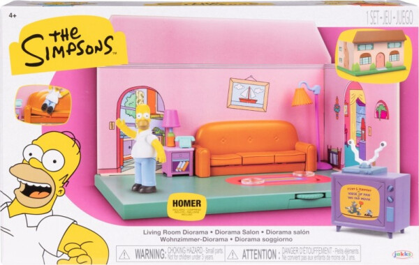 Hrací sada domeček The Simpsons + figurka Homera