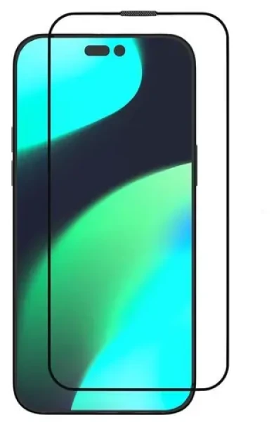 Devia Star Series černý rámeček / Ochranné sklo / iPhone 14 Pro Max / Tvrzené sklo (6938595370045)