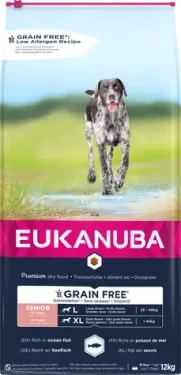 Eukanuba Grain Free Senior large/giant breed Ocean fish 12 kg