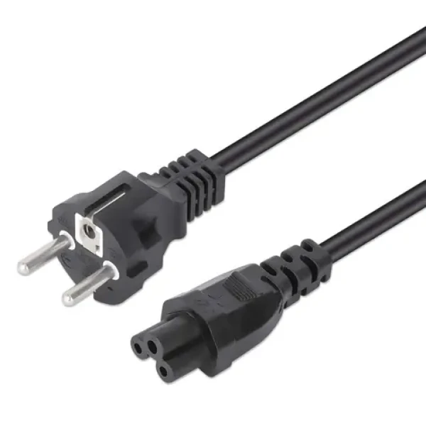Manhattan napájecí kabel CEE7/7 - IEC C5 černý / Napájecí kabel / 3 m / 250 V (356602)