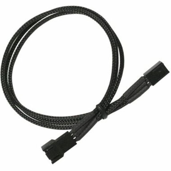 Nanoxia prodlužovací kabel 3-pin Molex 30cm černá / 9-1-000 (NX3PV30)