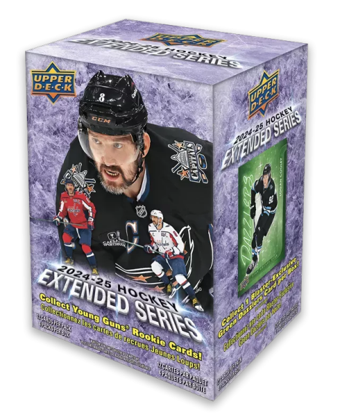 Hokejové karty NHL 2024-25 Upper Deck Extended Series Hockey Blaster Box