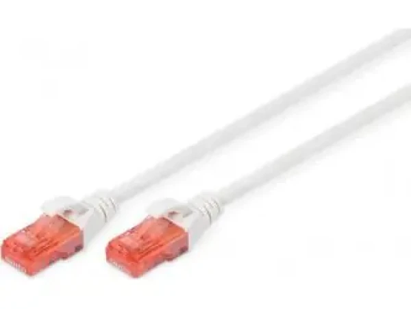Digitus bílý / Patch kabel / Cat 6 UTP / AWG 26 / 2 m / LSZH (DK-1617-020/WH)
