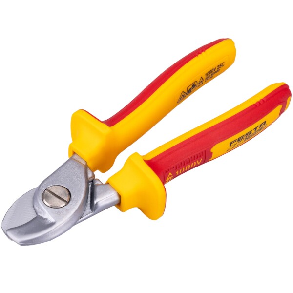 Kleště štípací, kabelové, 160mm, VDE, FESTA INDUSTRY