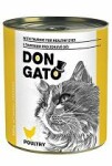 Don Gato cat konz. drůbeží 850g