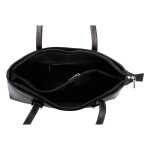 Kožená kabelka Naďa, černá