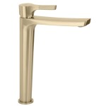 REA - Umyvadlová baterie PREMIUM Maxim Brush Gold High REA-B8951