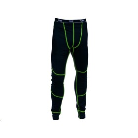 Spodky REWARD funkční pánské s dlouhou nohavicí černo-zelené 2XL - černo-zelené