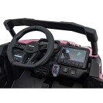Mamido Elektrické autíčko Buggy Can-Am Maverick 24V 4x200W růžové
