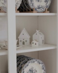 Räder Porcelánový svícen Gingerbread House, bílá barva, porcelán