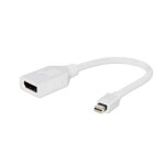 Gembird adaptér Displayport mini(M) na Displayport(F) / kabel 10cm / bílá (A-MDPM-DPF-001-W)