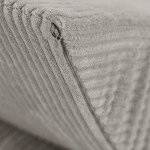 PLUSH NEST PLUSH NEST Dětská polohovatelná lenoška Prémiový béžový manšestr 145 × 35 × 45 cm