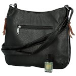 Módní dámská koženková crossbody kabelka Coveri Kisha, černá