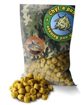 Chyť a pusť Pelety kukuřičné CSL s dírou 900g - 20mm,Chyť a pusť Pelety kukuřičné CSL s dírou 900g - 20mm