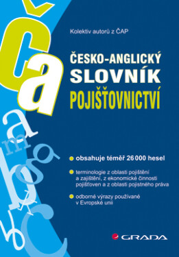 Česko-anglický slovník pojišťovnictví - kolektiv autorů