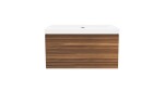 Koupelnová skříňka s umyvadlem Naturel Elsa 79x35x45,5 cm eben mat ELSA80EBU4 ELSA80EBU4