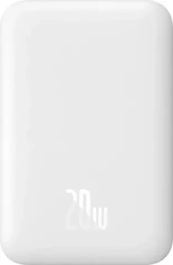 Baseus Airpow 6000mAh bílá / Powerbanka / 20W / MagSafe / kabel v balení (6932172677015)