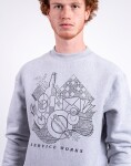 Service Works Frequent Flyer Crewneck HEATHER GREY M