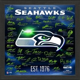 Highland Mint Obraz Seattle Seahawks NFL Signature Logo 2022