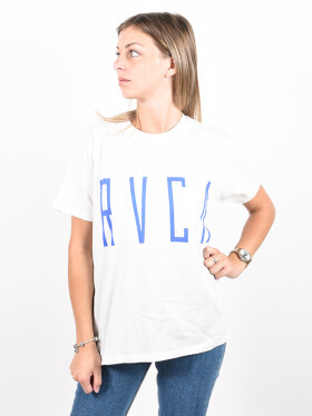 RVCA STILT ANTIQUE WHITE dámské tričko s krátkým rukávem - M