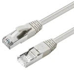 MicroConnect CAT6A S/FTP 3m šedá / Síťový kabel / LSZH / PoE (MC-SFTP6A03)