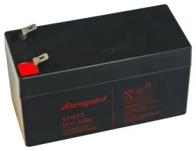 Alarmguard CJ12-1,3 / Bezúdržbový olověný akumulátor / 12V / 1,3Ah / životnost 5 let (700-01-107)