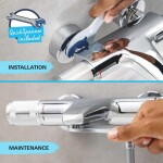 GROHE - Start Edge Vanová nástěnná baterie, chrom 24198001