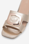 Pantofle Sergio Bardi WYL3013-12Z-SB Přírodní kůže (useň) Lícová