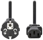NEDIS napájecí kabel 230V černý / přípojný 10A / konektor IEC-320-C13 / přímá zástrčka Schuko / 3m (CEGL10030BK30)