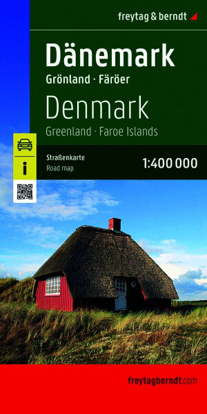 Dánsko (Grónsko, Faerské ostrovy) 1:400 000 / automapa